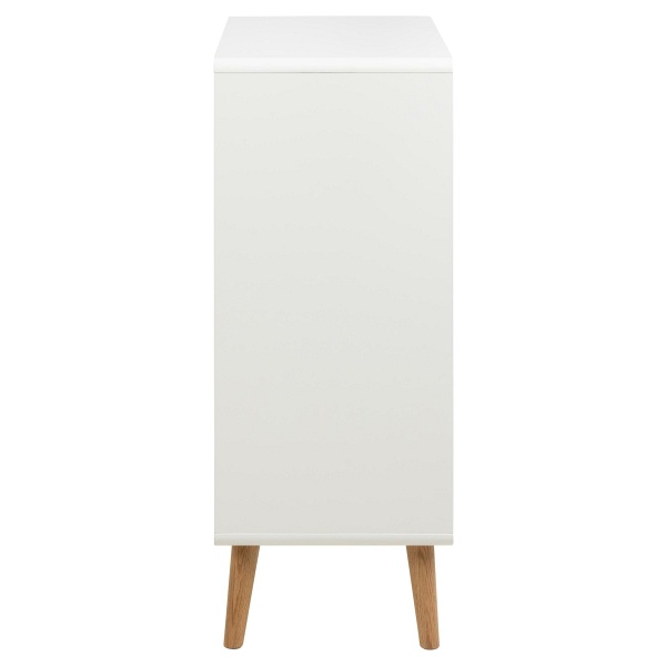 Komoda Lowell z 4 szufladami biała - ACTONA